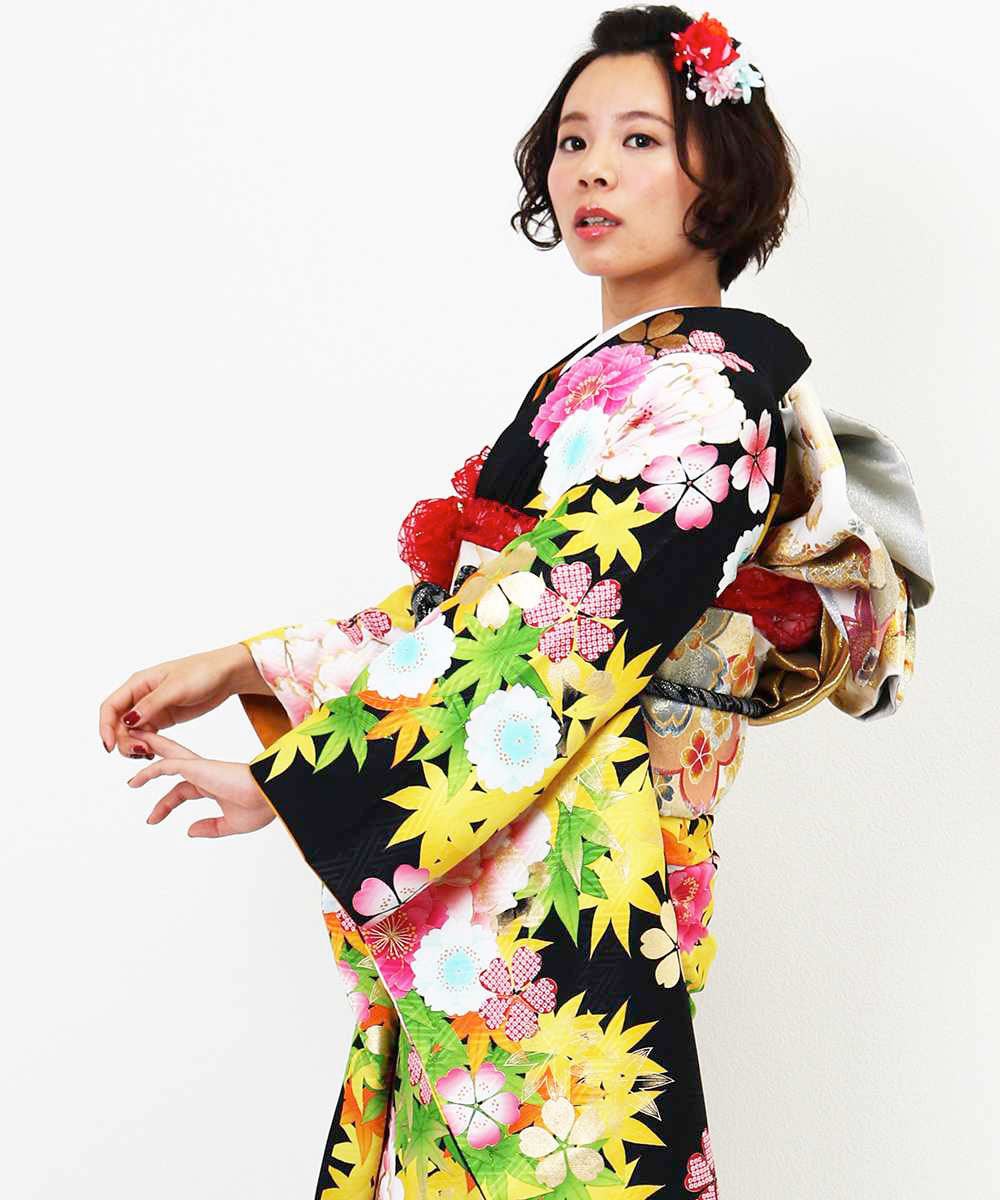 [レンタル] 【対応身長148-168cm】レンタル振袖フルセット-663の宅配レンタル - 6