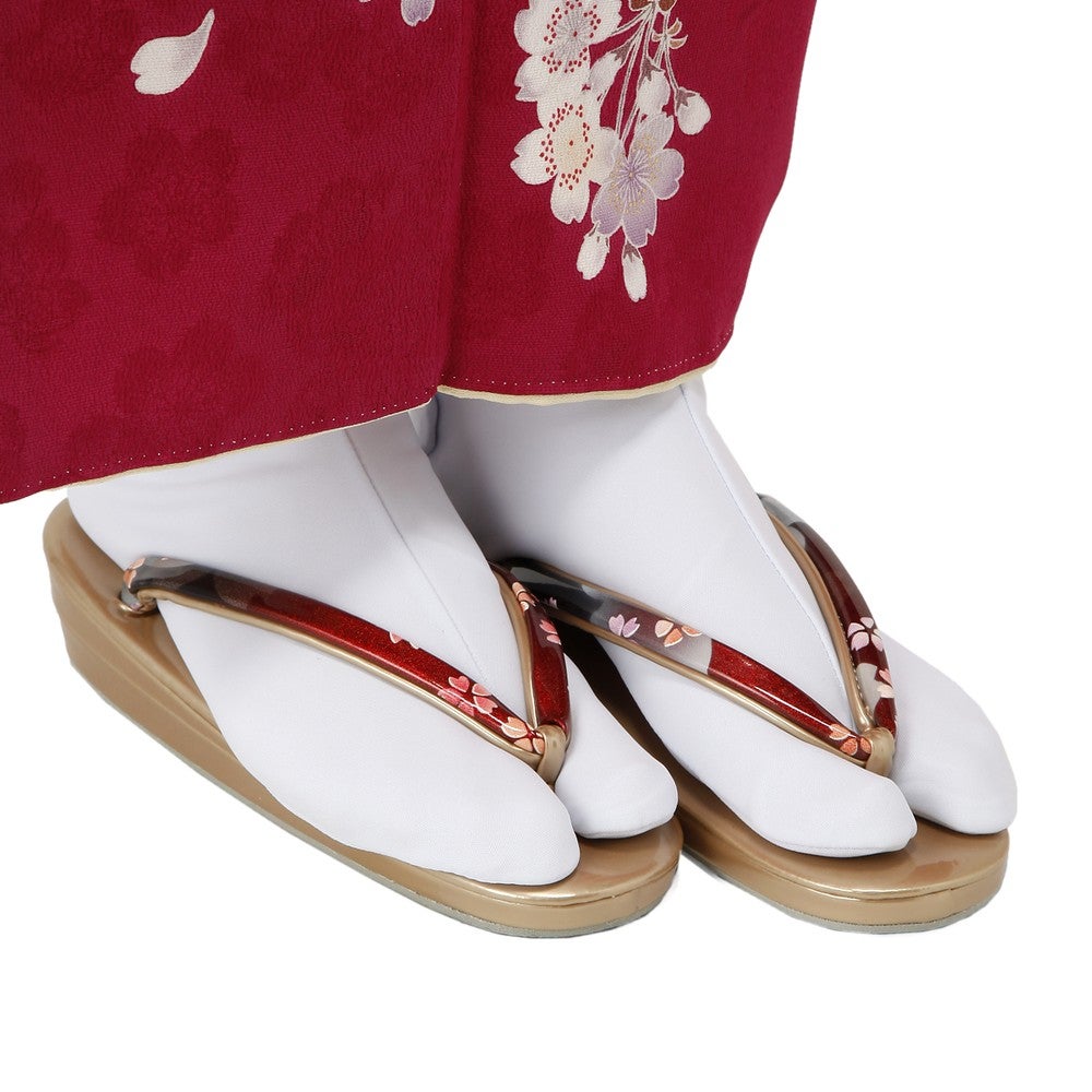 [レンタル] 振袖 花柄 Lサイズ(レッド) / LLサイズ(ピンク)の宅配レンタル - 8