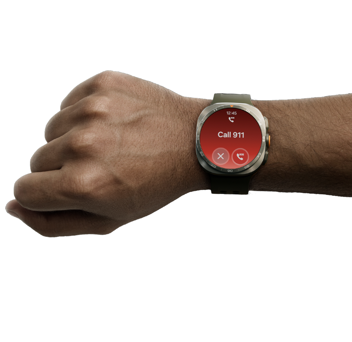 サムスン(Samsung) Galaxy Watch Ultra2(LTE, 47mm) 転倒検出 通報画面 - 25