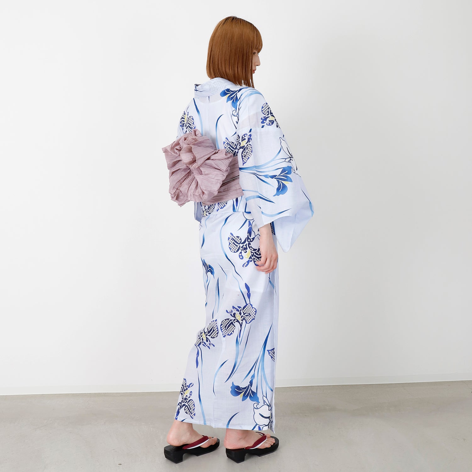 [レンタル] [2025新作]SION レディース浴衣 菖蒲 フリーサイズの宅配レンタル - 4