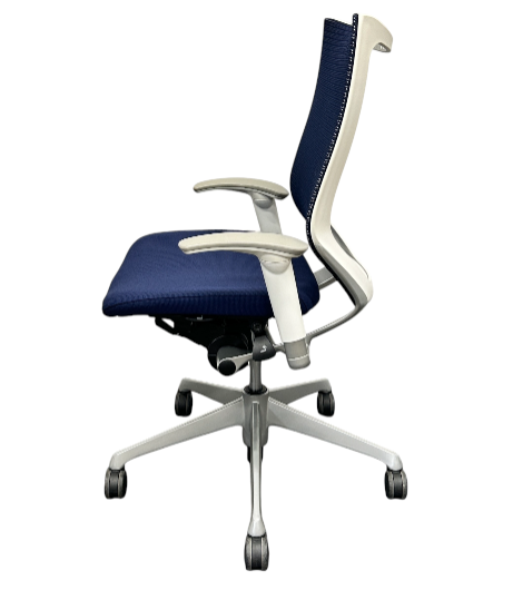 [レンタル] オカムラ バロン オフィスチェア ハイバック 可動肘 ダークブルー - 3