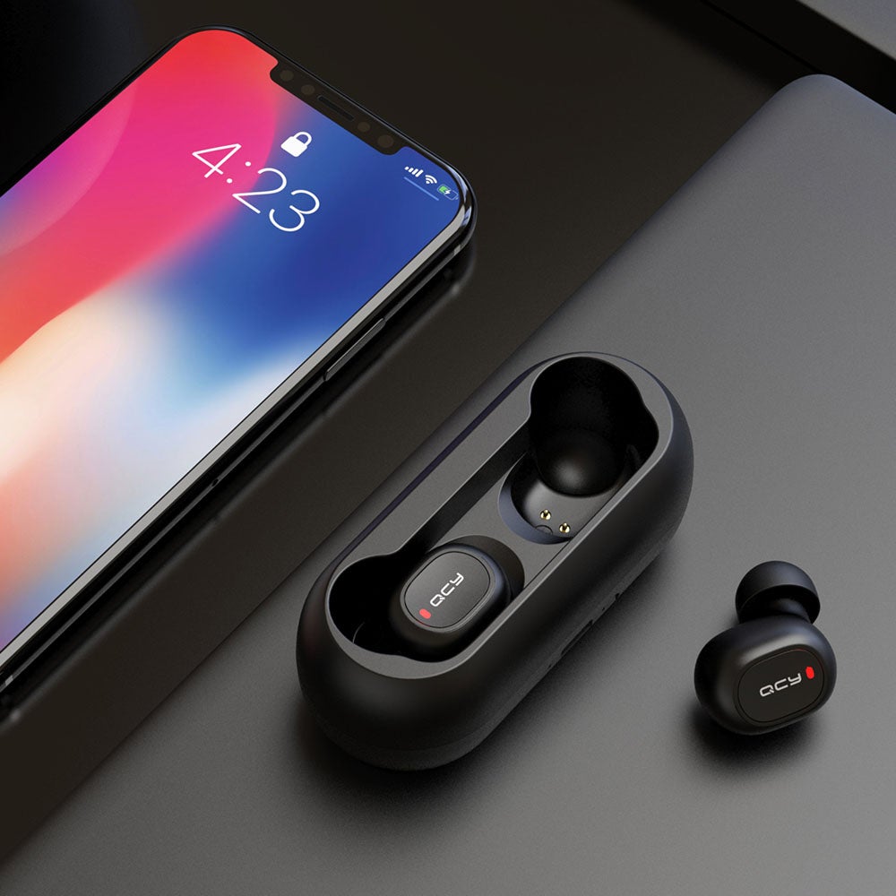 [レンタル] QCY T1 ワイヤレスイヤホン ブラック - 5