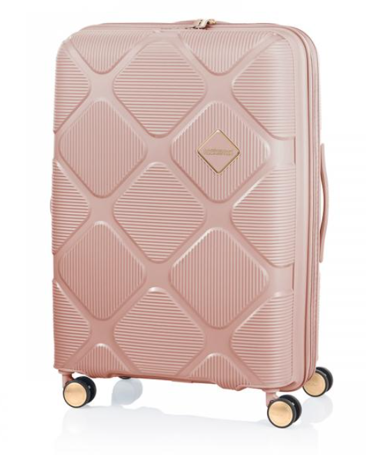 [レンタル] [4-6泊向けサイズ]アメリカンツーリスター インスタゴン スピナー69EXP 79L/拡張時87L ハード スーツケース ピーチブロッサム