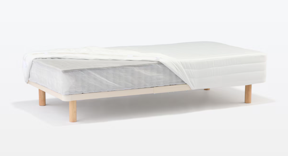 送料込み】無印良品 脚付マットレス シングルサイズ 20cm ナチュラル