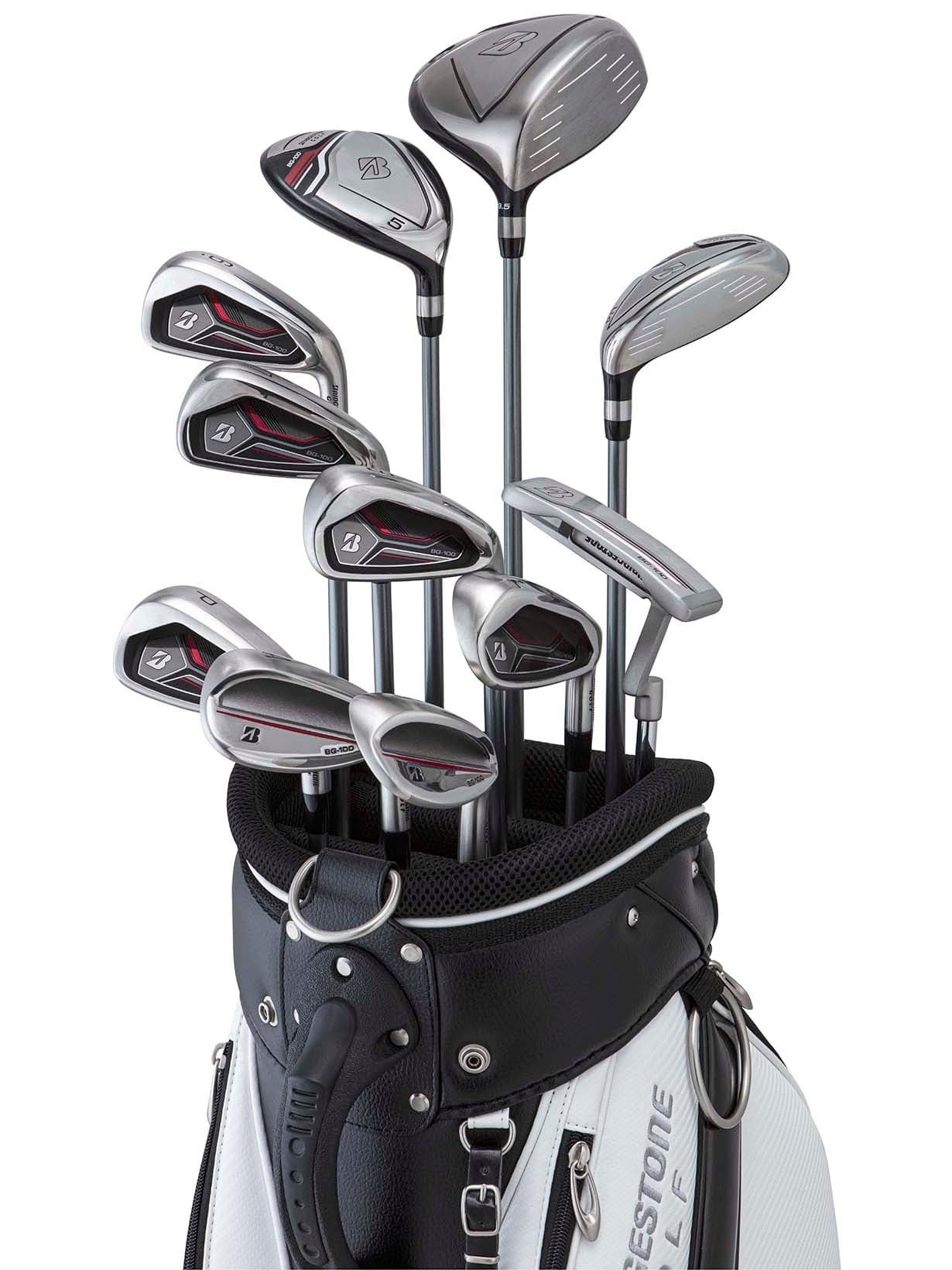 [レンタル] ブリヂストンゴルフ(BRIDGESTONE GOLF) BG-100 キャディバッグ付11本セット[クラブスペック：Rセット] - 13