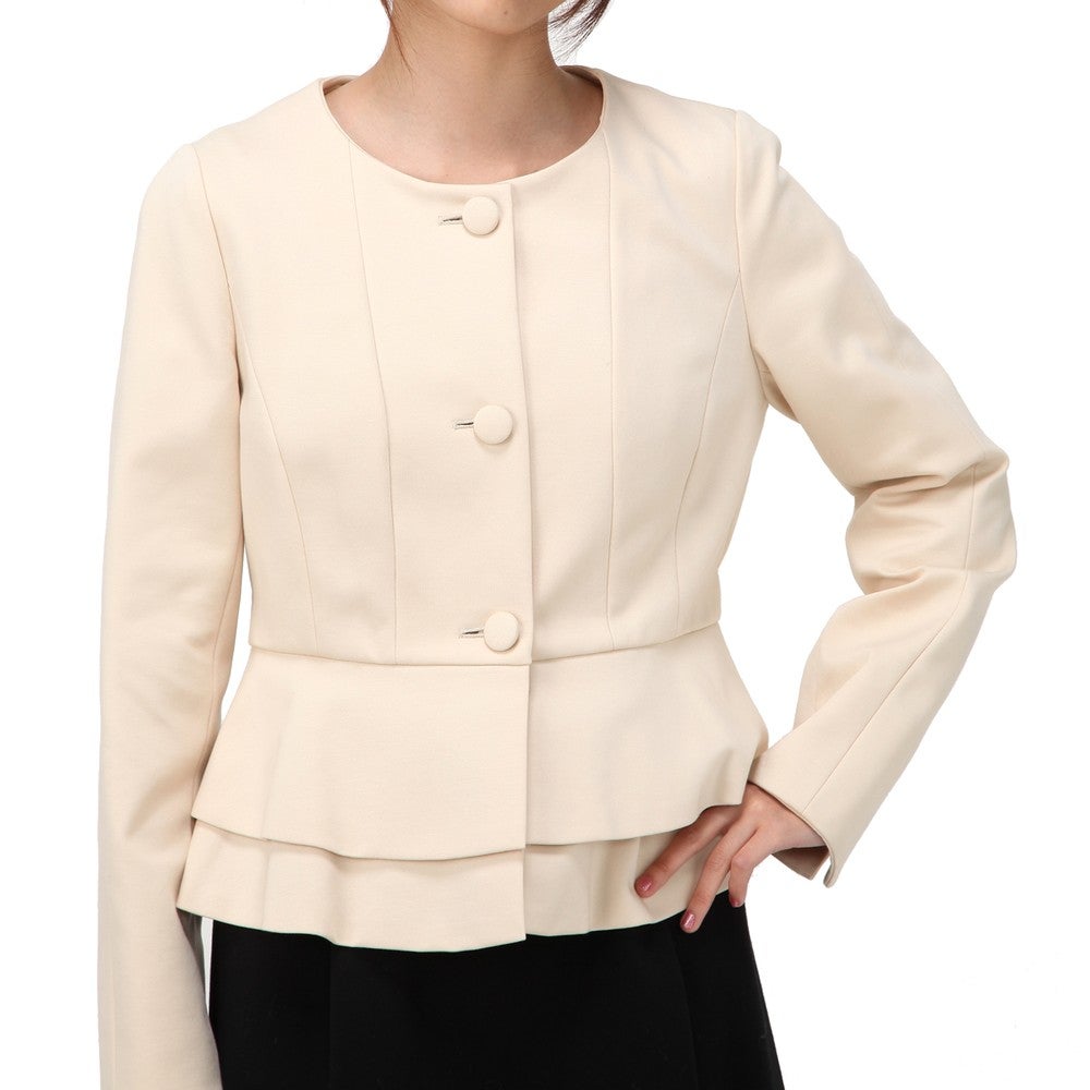 [レンタル] トゥービーシック セレモニースーツ2点セット(ジャケット+ワンピース) ホワイト / ベージュの宅配レンタル - 9