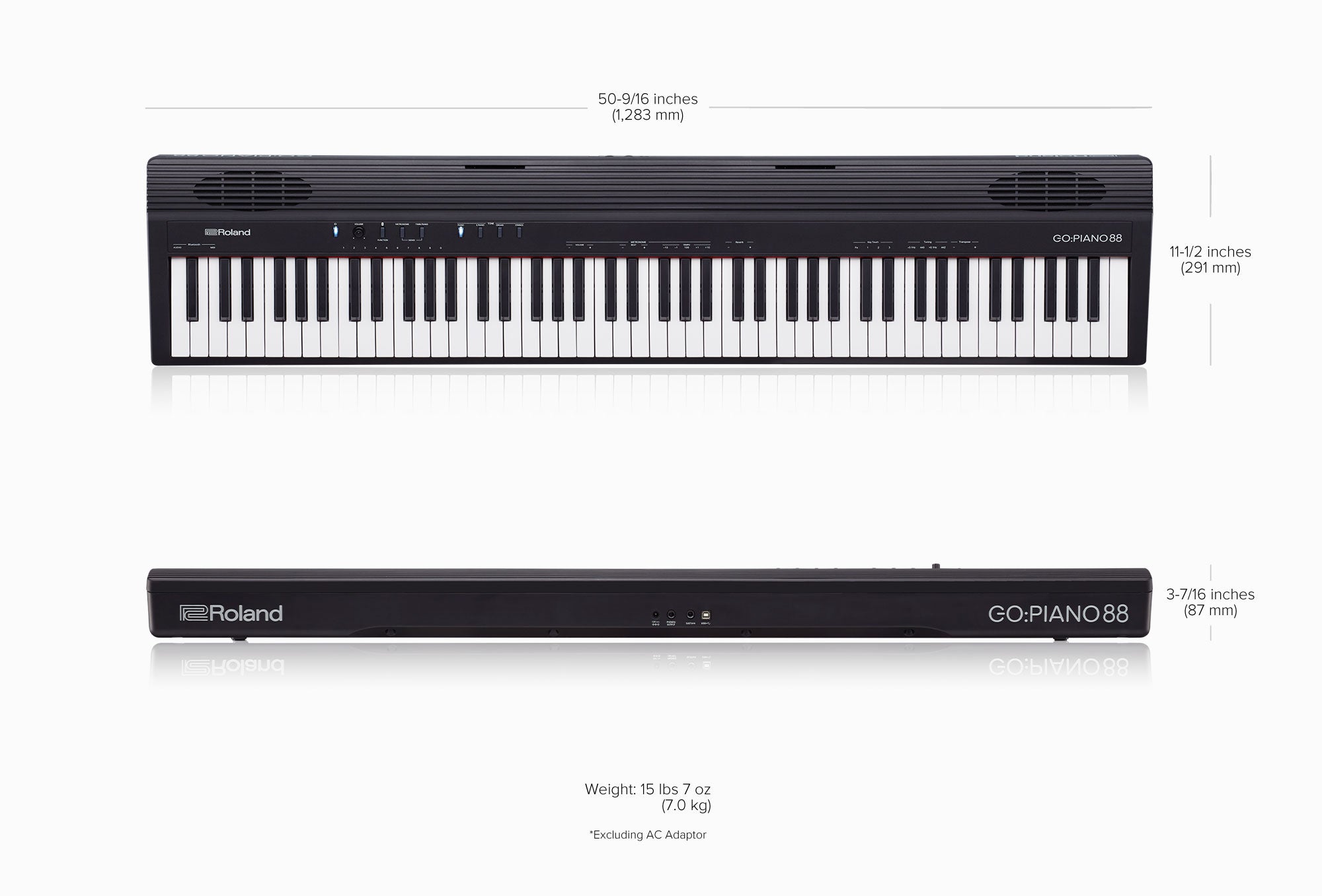 希少✨️Roland ローランド 電子ピアノ キーボード GO-88p 24年製 ローランド（Roland） 【新品】電子ピアノ 88鍵盤 【最短翌日お届け