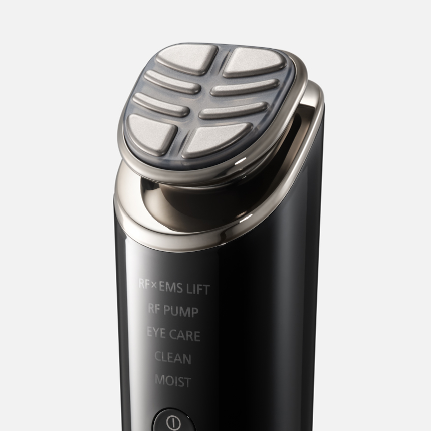 パナソニック リフトケア★美顔器 バイタリフト RF LUXE EH-SR90 リフトヘッド部アップ ブラック - 2