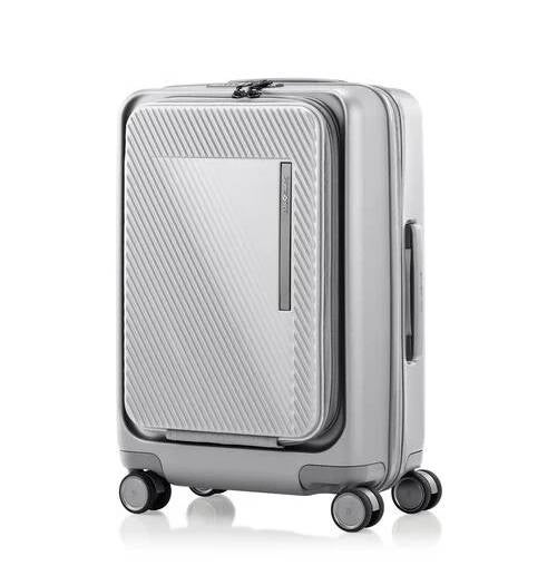 [レンタル] [1-3泊向けサイズ]サムソナイト ジップリックスFT スピナー55EXP 33L/拡張時42 L ハードスーツケース シルバー