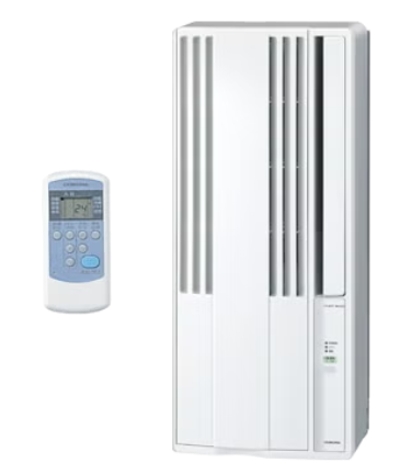 [レンタル] コロナ 窓用エアコン ReLaLa 冷房専用 1.4kW/1.6kW(50Hz/60Hz) CW-1626R