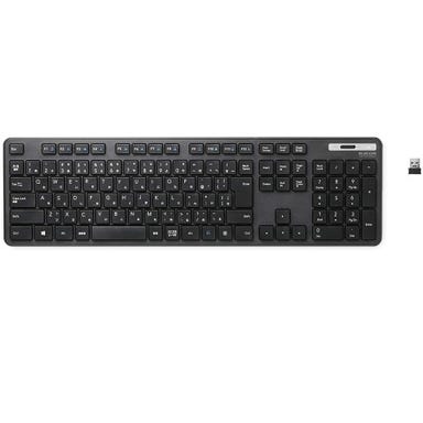 エレコム ワイヤレスキーボード (レシーバー付属) TK-FDM110TXBK