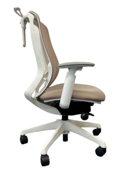 [レンタル] オカムラ Sylphy(シルフィー) ハイバック メッシュ 可動肘 ナイロン双輪キャスター C686XW-FMP7 オフィスチェア ※1都3県のみ対応 - 4