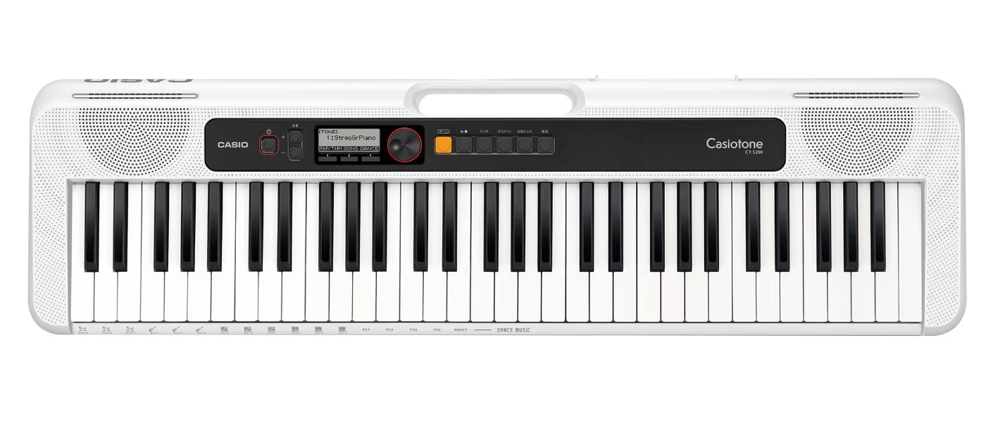 [レンタル] CASIO(カシオ) Casiotone CT-S200 電子キーボード ホワイト