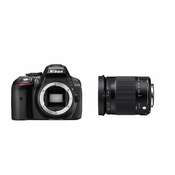 Nikon D5300本体とSIGMAレンズ-