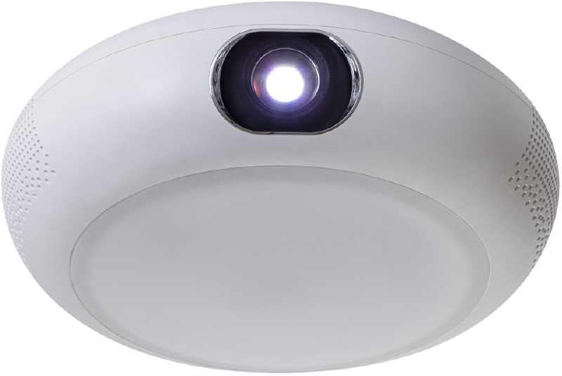 [レンタル] ドウシシャ(DOSHISHA) LUMIXIA（ルミシア） シーリングライトプロジェクター (照明一体型) ap-5001w