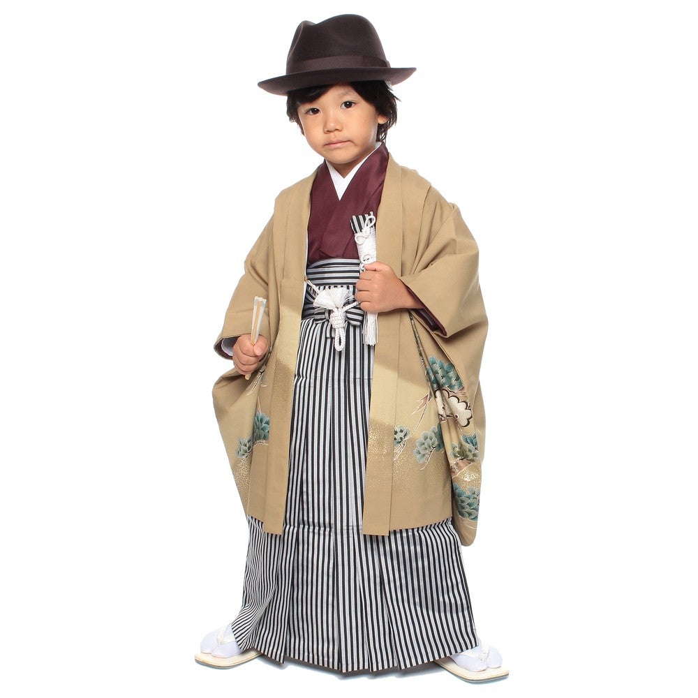 [レンタル] 七五三/節句 袴セット 5歳 男の子 鷹 松の宅配レンタル - 5