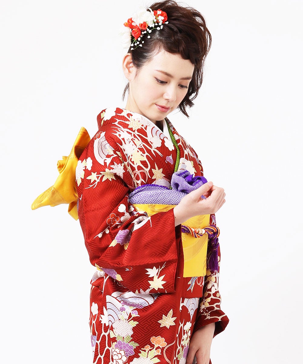 [レンタル] 【対応身長155-170cm】レンタル振袖フルセット-114の宅配レンタル - 8