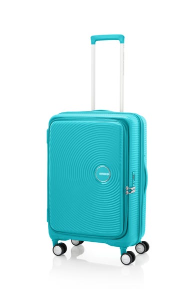[5-8泊向けサイズ]AMERICAN TOURISTER CURIO スピナー68 エキスパンダブル 75L/拡張時91L ハードスーツケース ターコイズ