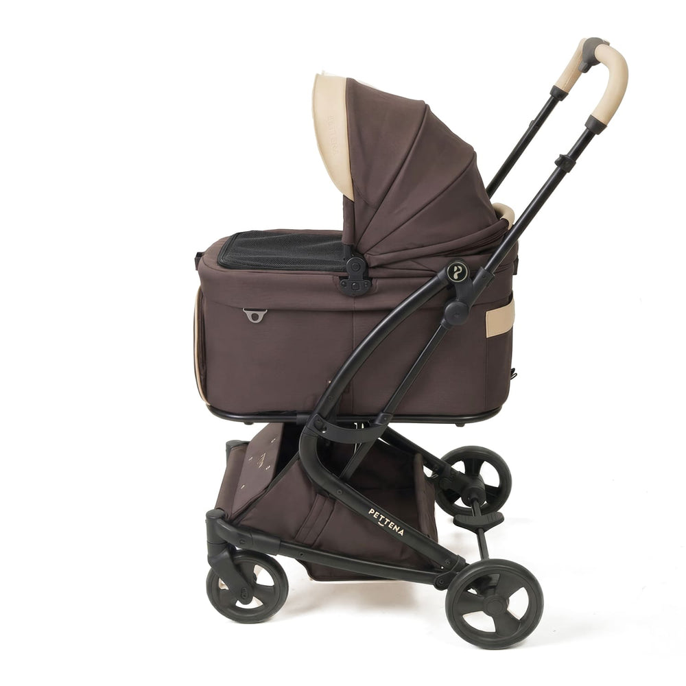 美品 PETTENA MILOU ペットカート フレームのみ クリームベージュ レンタル] PETTENA ペットカート MILOU Small Size クリームベージュ