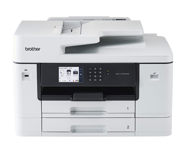 ブラザー(brother) MFC-J7310CDW A3対応 カラーインクジェット プリンター複合機 正面 - 2