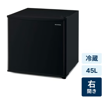 [レンタル] [45L][右開き]アイリスオーヤマ IRSD-5A 小型冷蔵庫 - 3