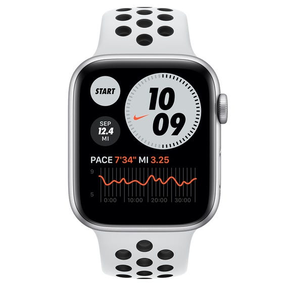 レンタル] Apple Watch Nike Series 6 GPS 44mm シルバーアルミニウム ...