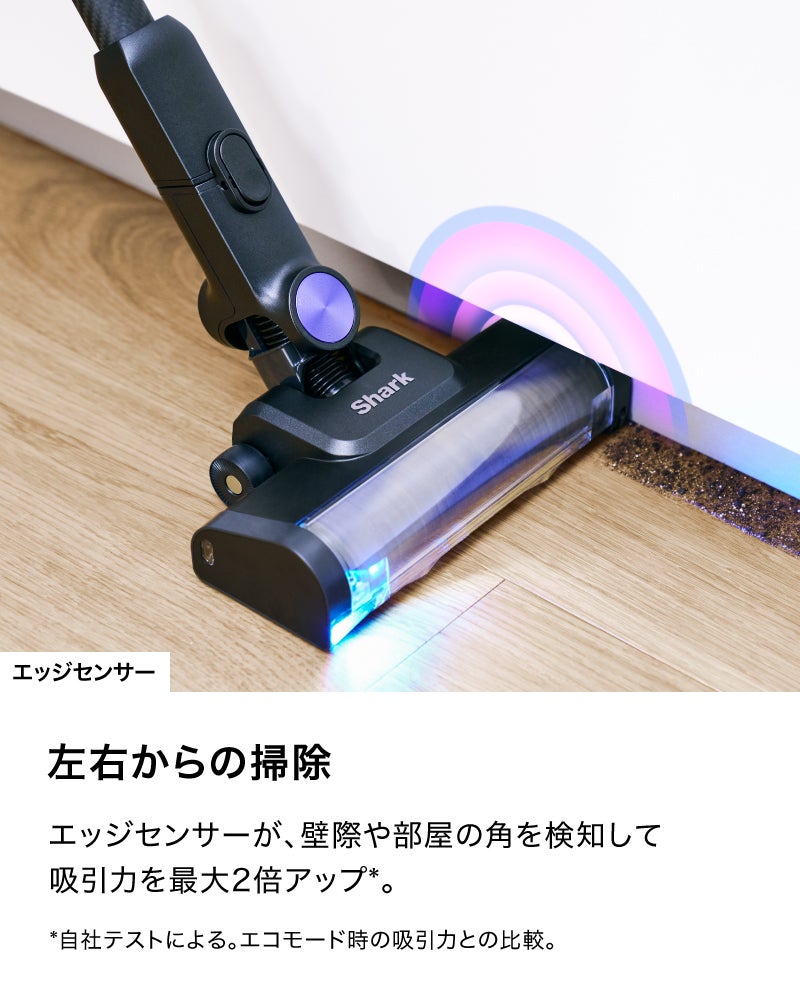 [レンタル] Shark PowerClean 360 コードレススティッククリーナー IW4271J ピュアブラック Flex機能あり - 7
