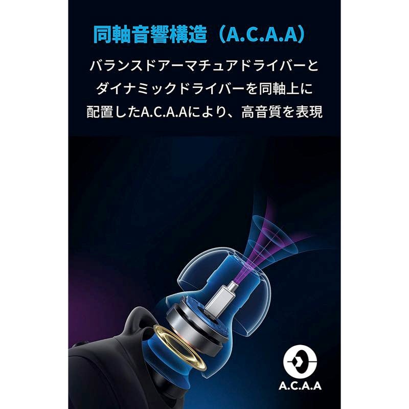 [レンタル] Anker Soundcore Liberty 2 Pro 完全ワイヤレスイヤホン ブラック - 2