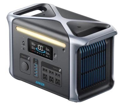 [レンタル] Anker 757 Portable Power Station (PowerHouse 1229Wh) A1770513 ポータブル電源