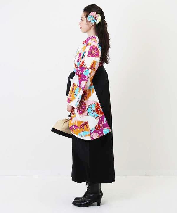 [レンタル] 【対応身長157cm～165cm】卒業式 袴 レンタル フルセット 女性 袴セット-1064の宅配レンタル - 7