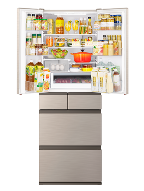 [レンタル] [485L][ファミリー向け][観音開き]日立 R-HW49V まんなか冷凍冷蔵庫 - 4