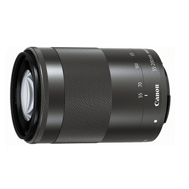 CANON EF-M 55-200mm F4.5-6.3 IS STM 望遠ズームレンズ ブラック