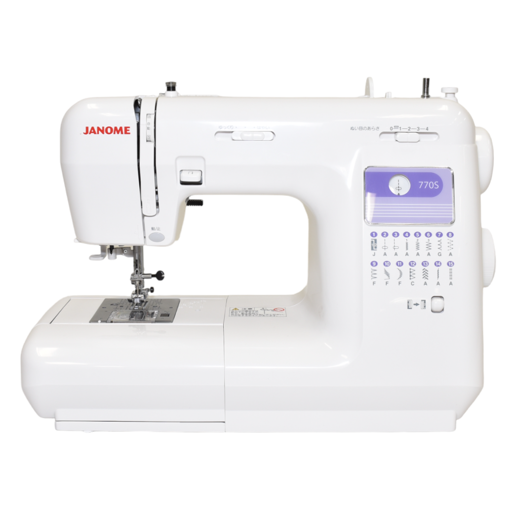 レンタル] JANOME 電子ミシン 770S 自動糸調子・フットコントローラー