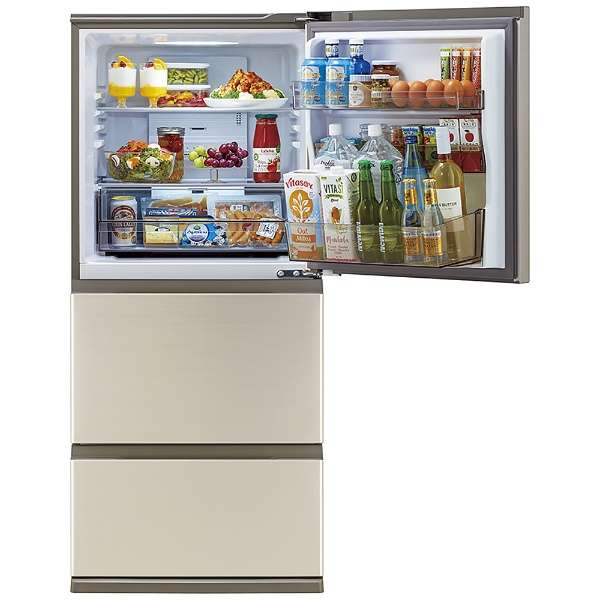 [レンタル] [262L][二人暮らし向け][右開き]アクア AQR-26R FREEZIA+ 冷凍冷蔵庫 - 3