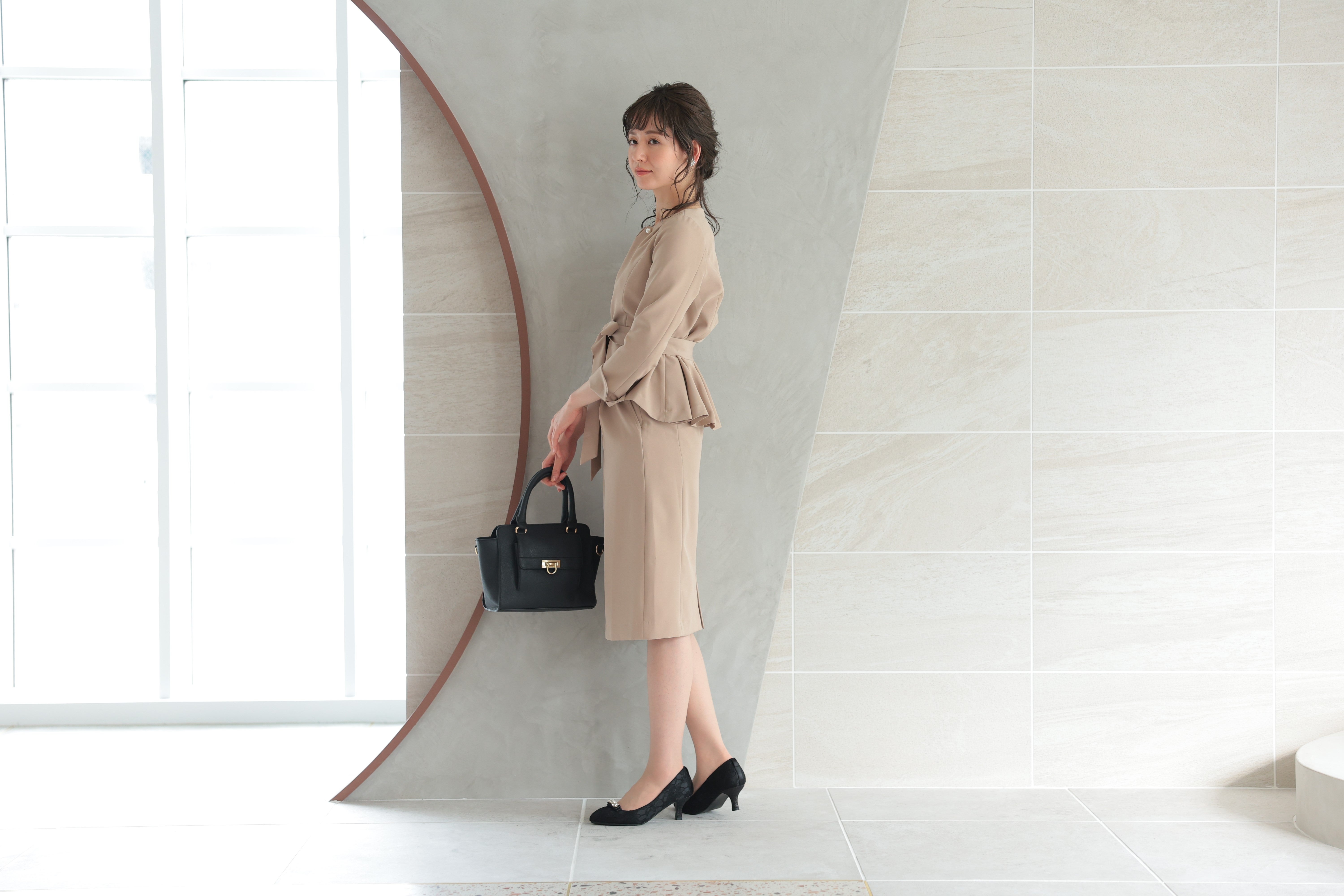 [レンタル] アートマリー スーツセットアップ【2点セット】ベージュの宅配レンタル - 5