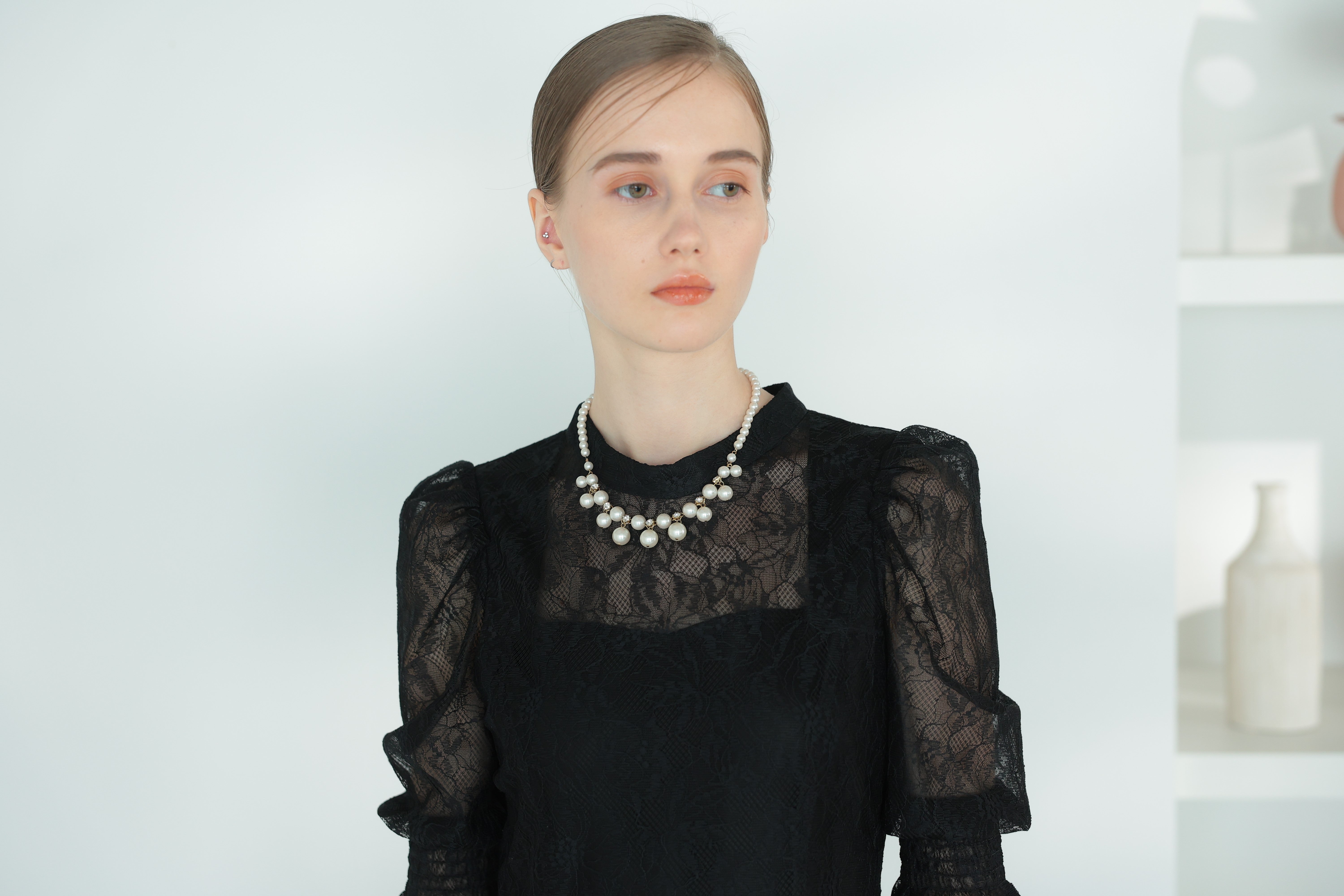 [レンタル] アートマリー パール＆ビジューネックレス シルバーの宅配レンタル - 3