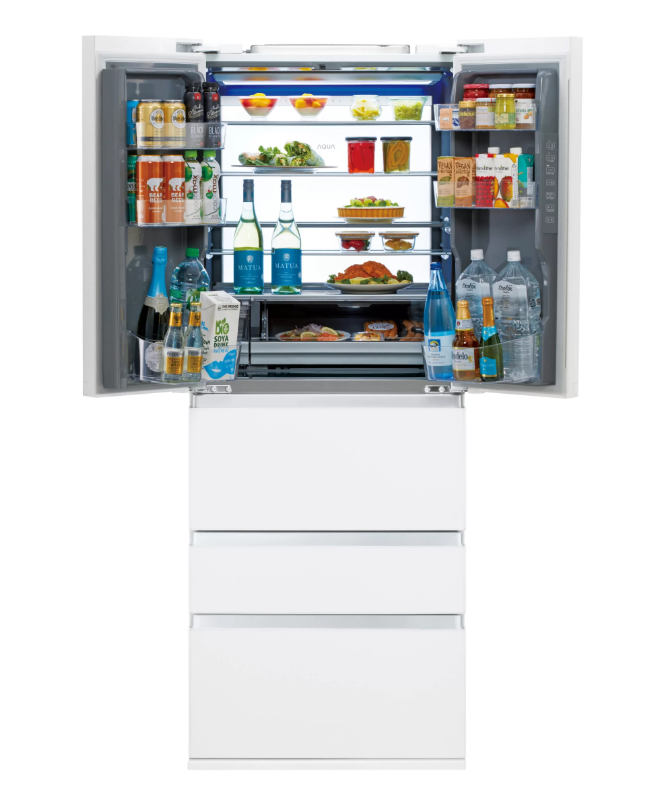 [レンタル] [501L][ファミリー向け][観音開き]アクア 冷凍冷蔵庫 AQR-TXA50N - 6