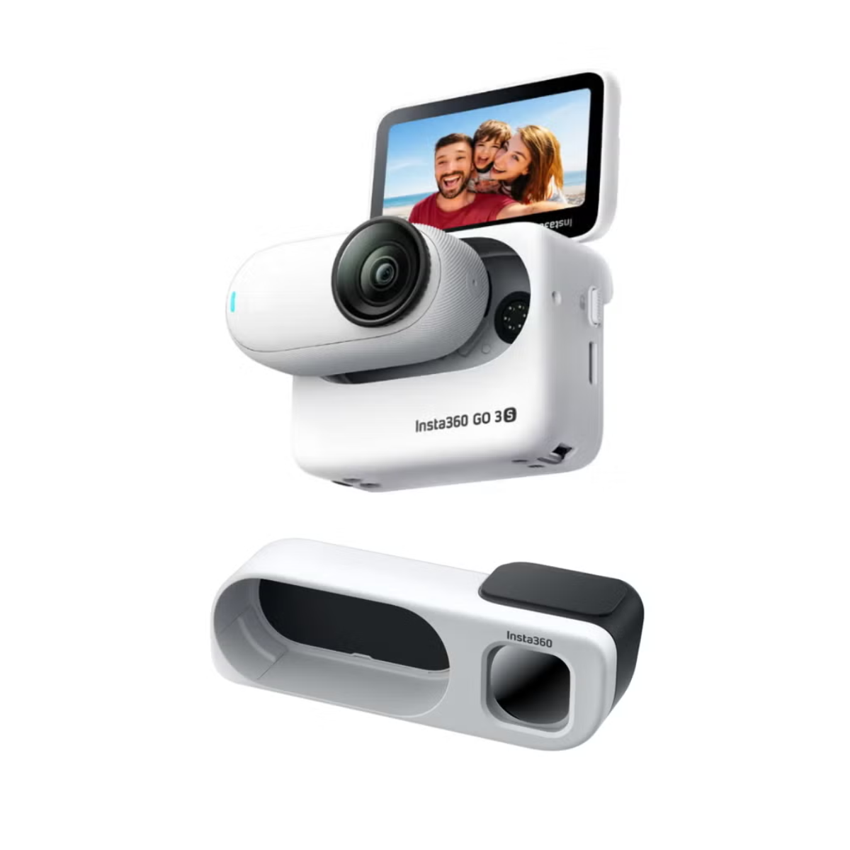 [レンタル] Insta360 GO 3S 128GB アクションカメラ レトロキット キャンバスホワイト - 2