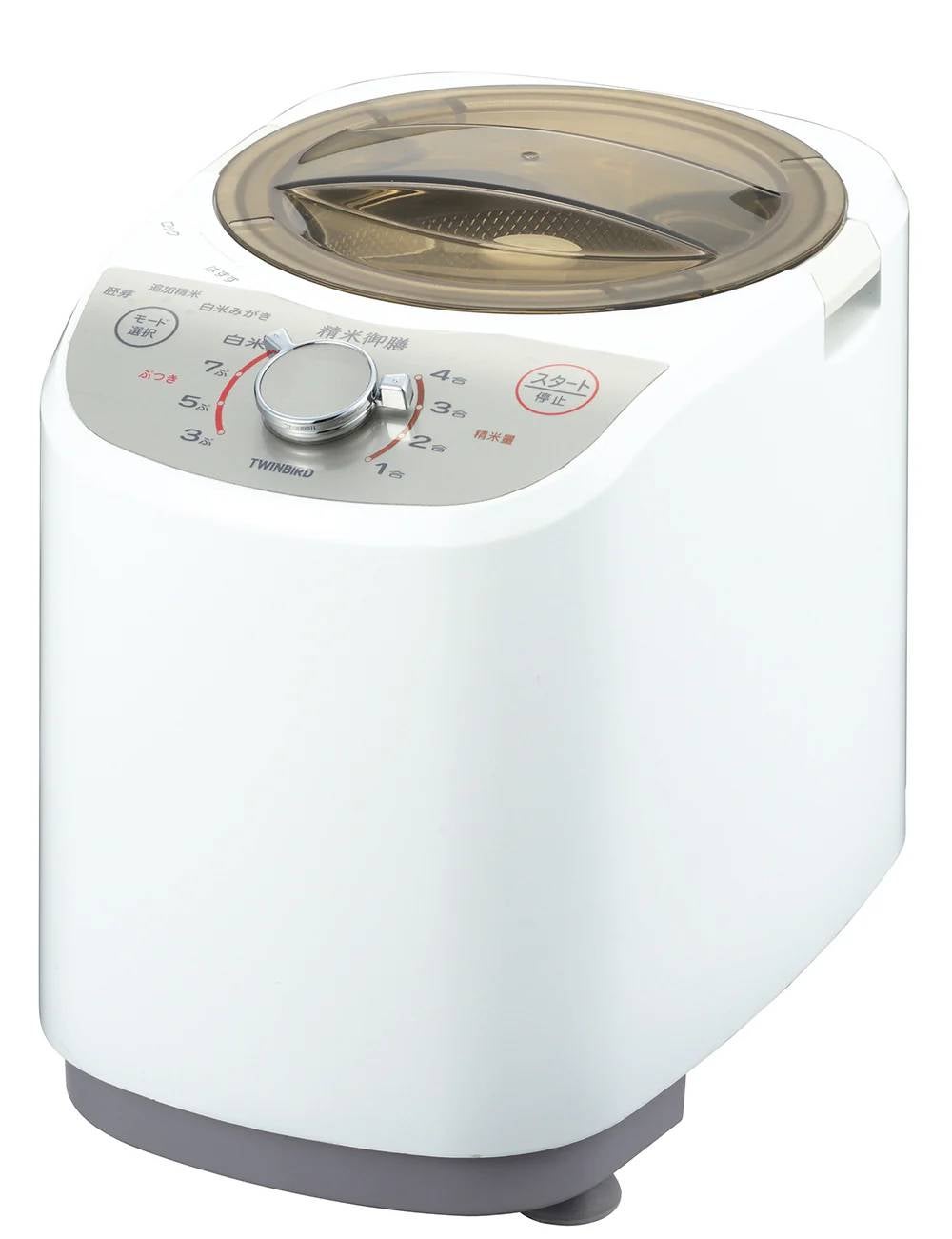 [レンタル] [4合]ツインバード コンパクト精米器 MR-E520W 精米御膳