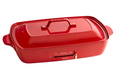 ブルーノ ホットプレート グランデサイズ BOE026 レッド