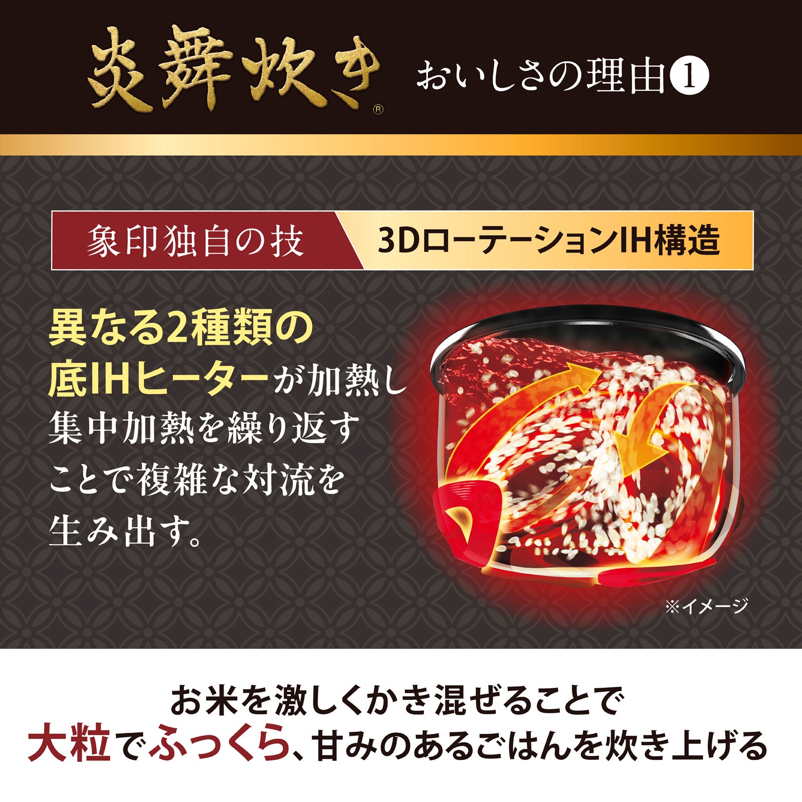 [レンタル] [1升炊き] 象印 NX-AB18 炎舞炊き 圧力IH炊飯ジャー 2026年モデル - 6