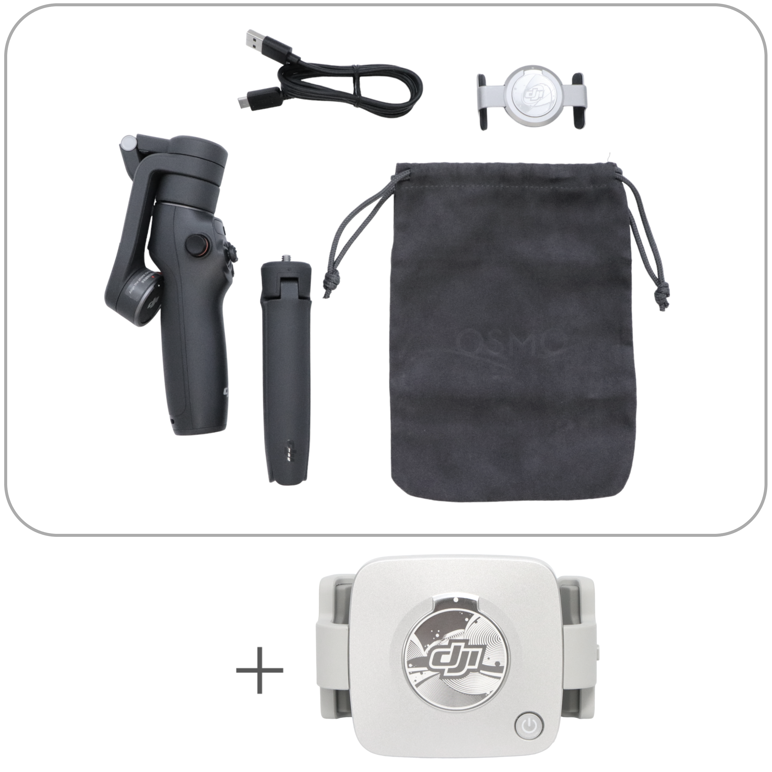 レンタル] DJI OM6 Osmo Mobile6 ＋ 補助ライト内蔵