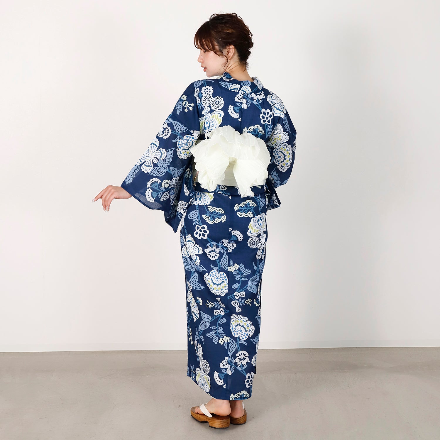 [レンタル] [2025新作]SION レディース浴衣 花柄 フリーサイズの宅配レンタル - 5