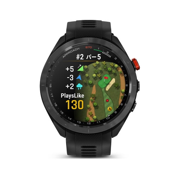 [レンタル] ガーミン GARMIN Approach S70 47mm ゴルフGPSウォッチ ブラック - 2