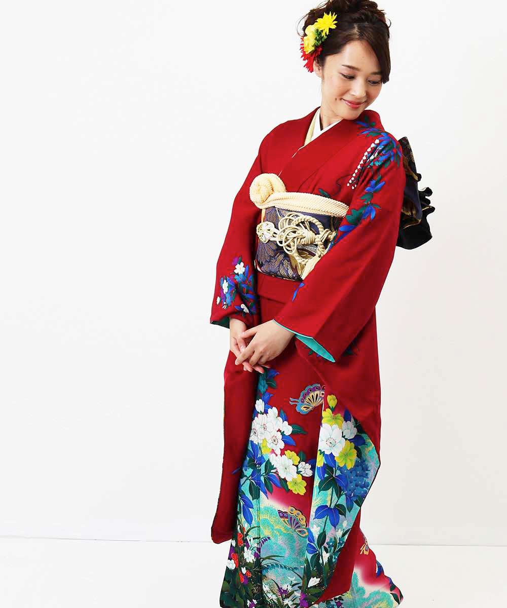 [レンタル] 【対応身長155-170cm】レンタル振袖フルセット-124の宅配レンタル - 8