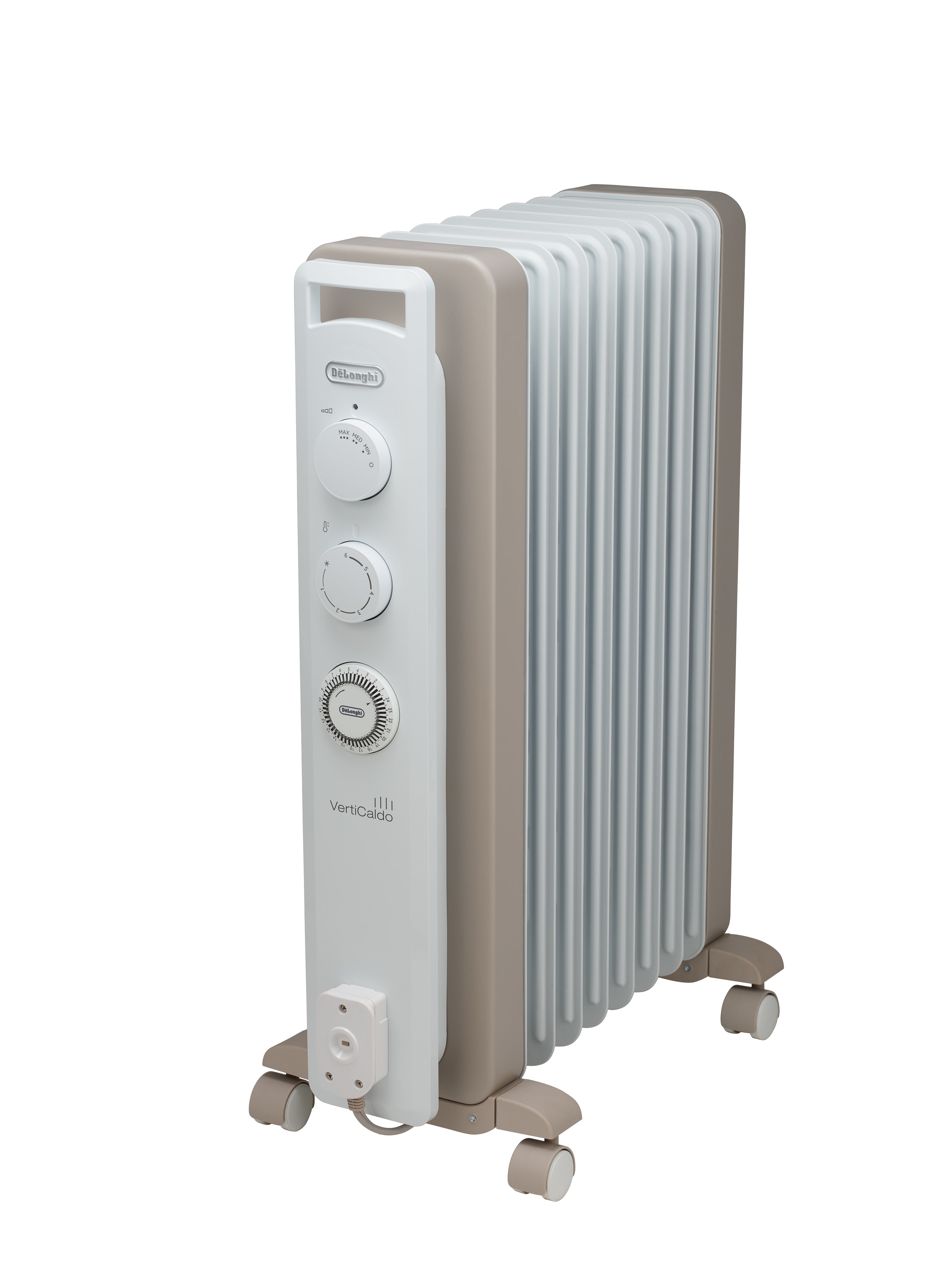 [レンタル] [2021年発売モデル] デロンギ オイルヒーター ヴェルティカルド RHJ21F0812 (暖房目安 8~12畳) カモミールホワイト