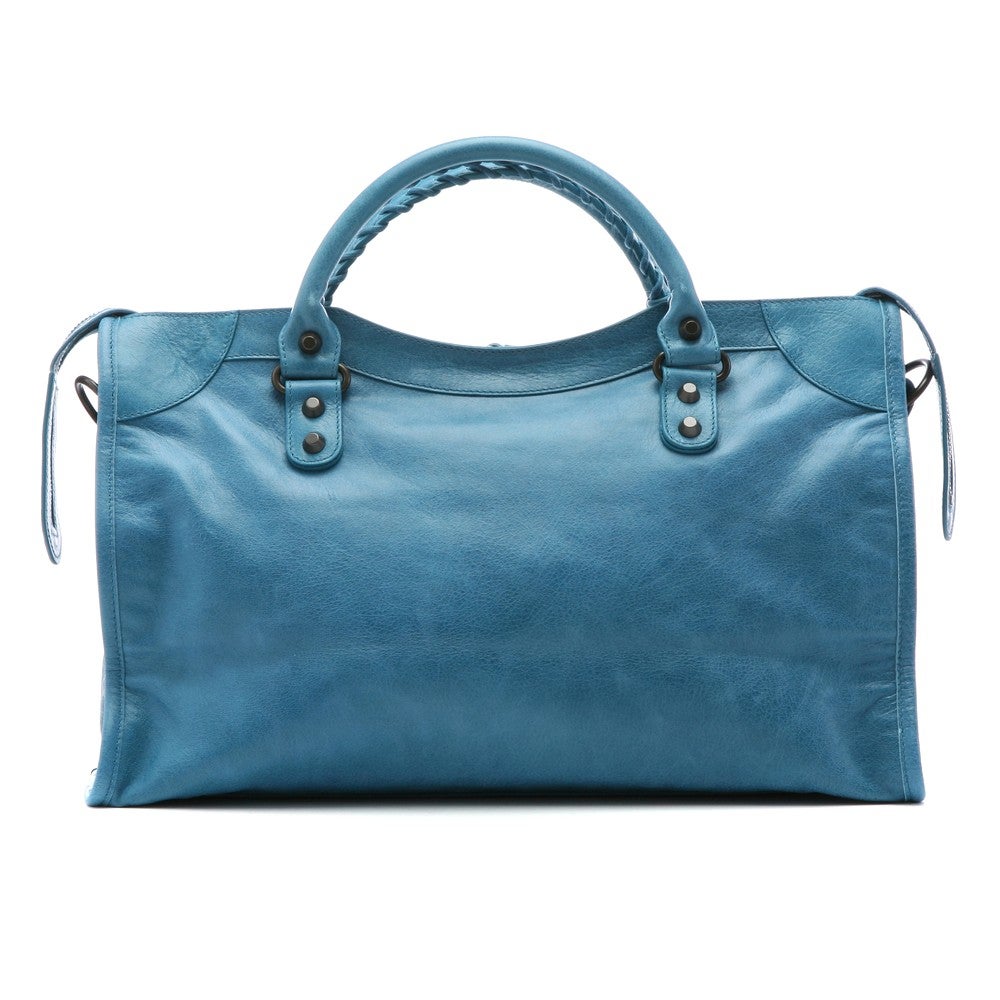 レンタル] レディース バレンシアガ シティー レザー ハンドバッグ