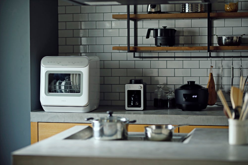 [レンタル] [～食器16点]シロカ(siroca) アドバンスシリーズ 食器洗い乾燥機 SS-MA251 工事不要 タンク式 分岐水栓可 - 10