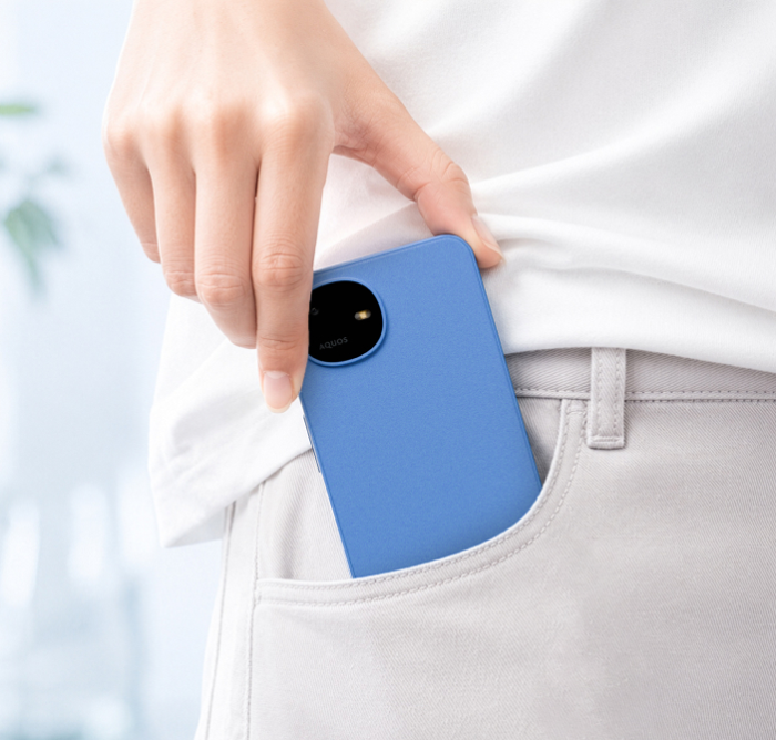 シャープ AQUOS wish6 ポケットに収まるサイズ感 - 6