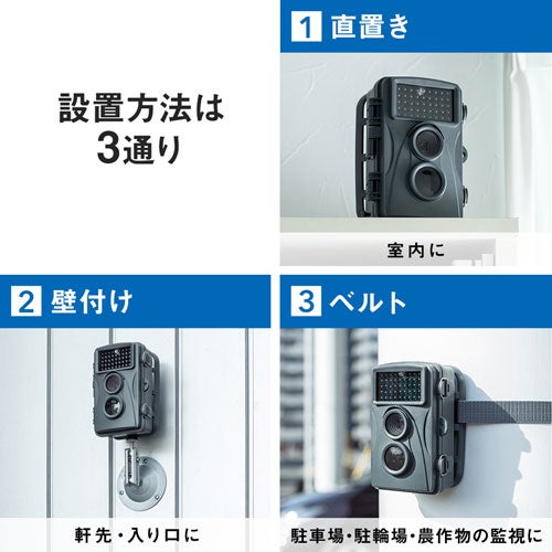 レンタル] サンワサプライ 防犯カメラSANWA SUPPLY CMS-SC01GY